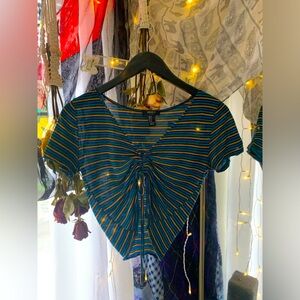 dainty striped shirt